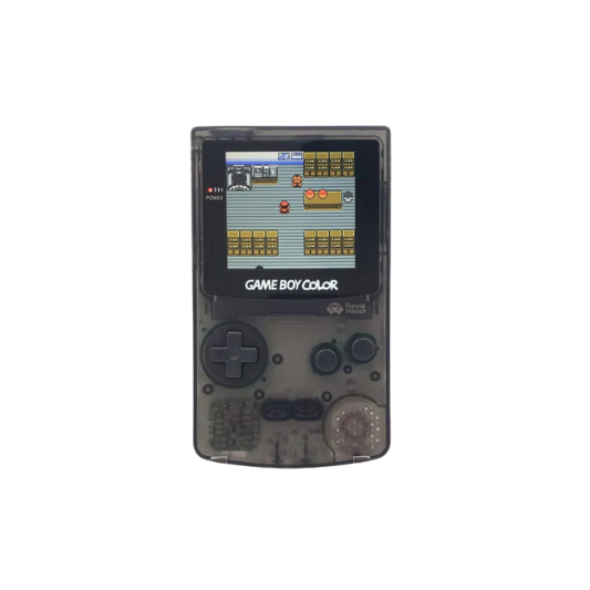 Nintendo Game Boy Pocket Console - Clear Black - Custom & Upgraded
