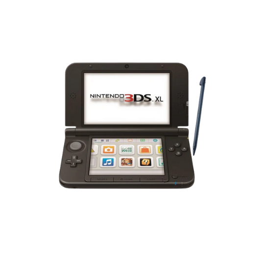 Nintendo 3DS XL LL Video Game Console Restored - Black - 128GB - Custom Bundle