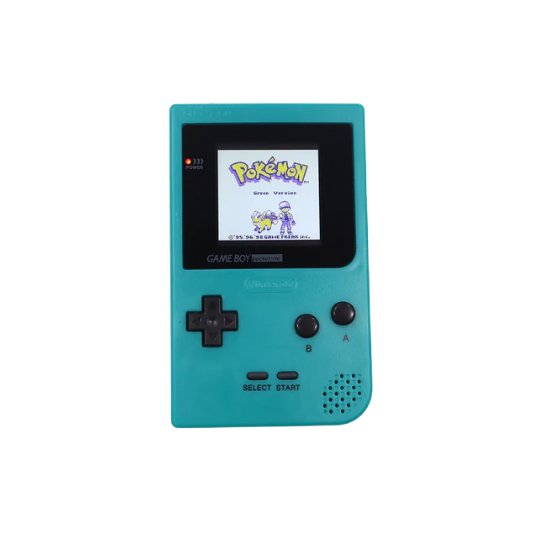 Nintendo Game Boy Pocket Console - Teal Blue - Custom & Upgraded