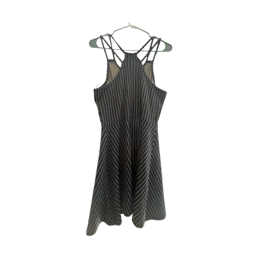 Derek Heart Womens Dress Striped Maxi Strap - Blue - Large - Very Good
