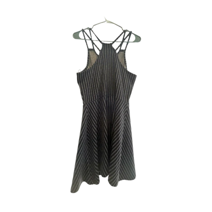 Derek Heart Womens Dress Striped Maxi Strap - Blue - Large - Very Good