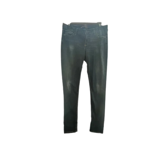Womens Arizona Jean Company Skinny Jeans Dark Wash - Size 13 Average - Blue - Very Good