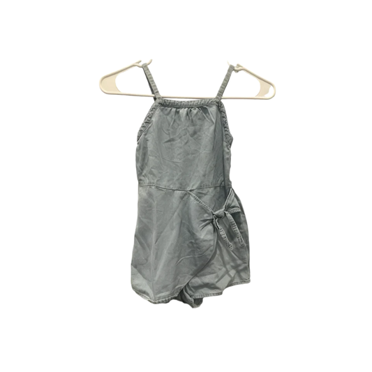 Wonder Nation Kids Romper Denim - Blue - XS - Very Good