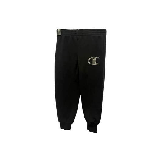 Champion Kids Sweatpants Camo Logo - Black - 5 - Very Good