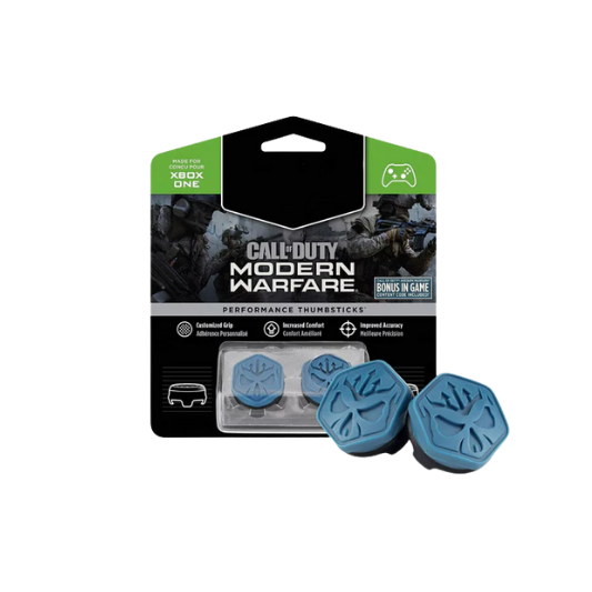 KontrolFreek Call of Duty Modern Warfare Thumbsticks - Xbox Series X|S & One - Blue Performance Dual Grip - New