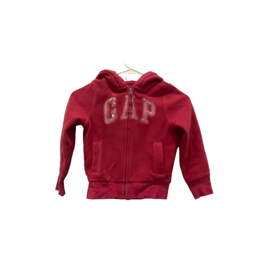 Gap Kids Jacket Sequent Logo Zip-Up - Pink - Small - Good