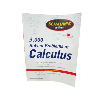 Calculus Study Guide: 3,000 Solved Problems | Schaum's Outlines by Mendelson