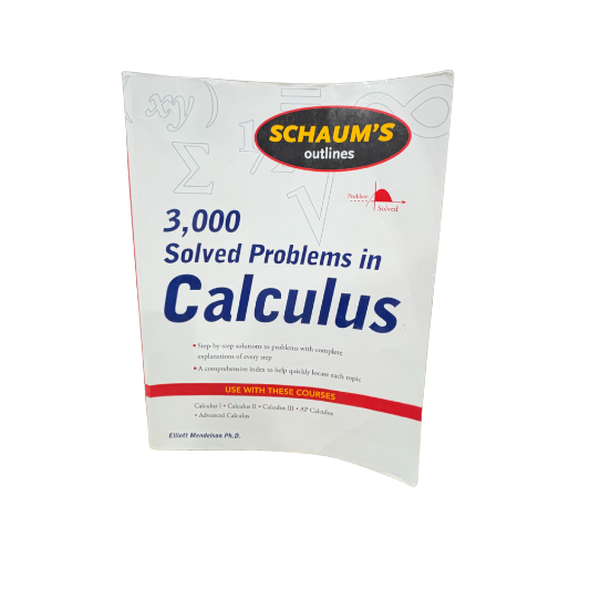 Calculus Study Guide: 3,000 Solved Problems | Schaum's Outlines by Mendelson
