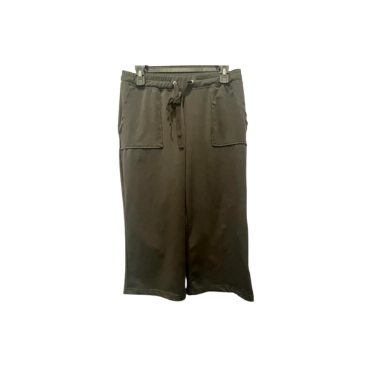 I.C. Fashions Womens Capri Pants - Green - Large - Like New