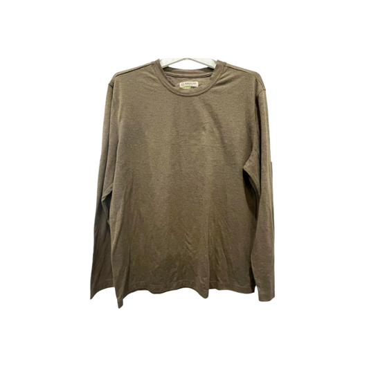 Magellan Mens Long Sleeve Active T-Shirt Outdoor Fishing - Brown - Large - Like New