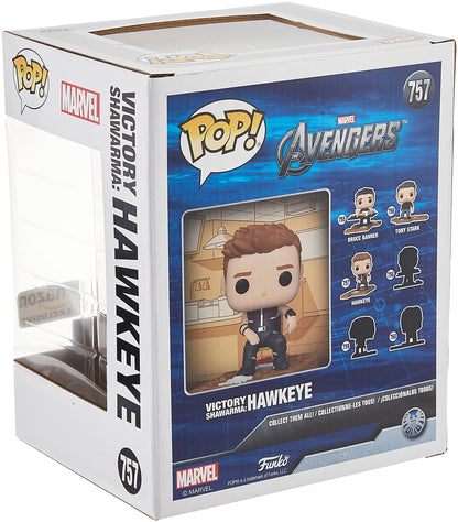 Funko Pop Deluxe Hawkeye 757 - Marvel Avengers Victory Shawarma Series - Amazon Exclusive - Figure 3 of 6 - New