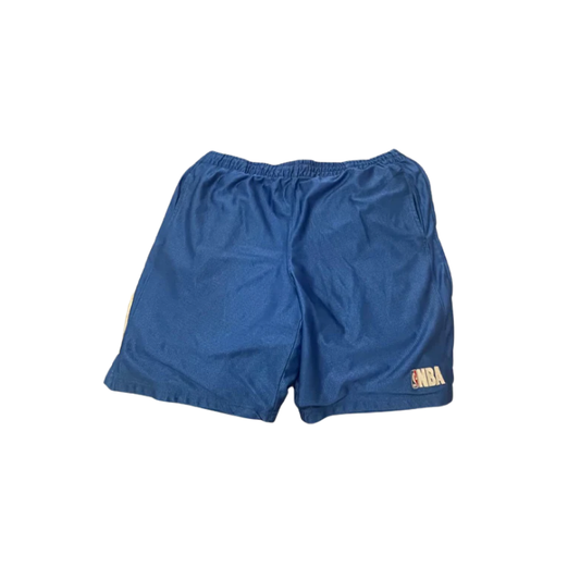 NBA Mens Shorts NBA Elevation Stitched Logo Basketball - Blue - XL - Good