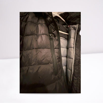 Unisex Puffer Jacket Puffer Packable Down - Black - Small - Like New
