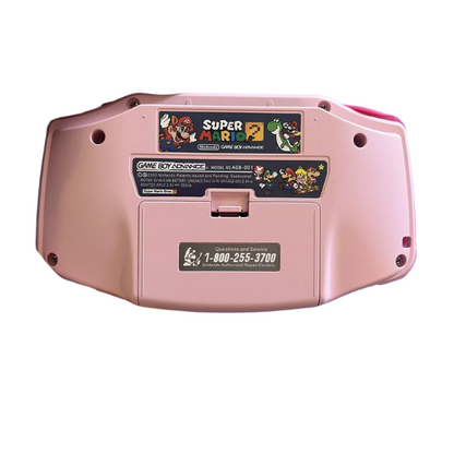 Nintendo Game Boy Advance Video Game Console - Pink - Super Princess Peach Edition - Custom Built