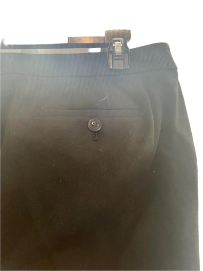 Talbots Womens Capri Pants Chatham Crop Side Zip Petite - Black - 12P - Very Good