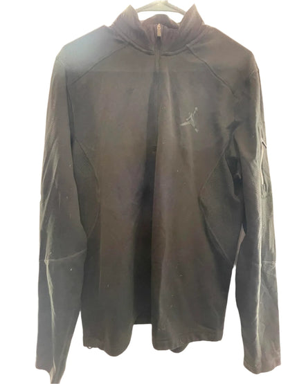Jordan Mens Pullover Dri-Fit Jumpman Logo - Black - Medium - Very Good