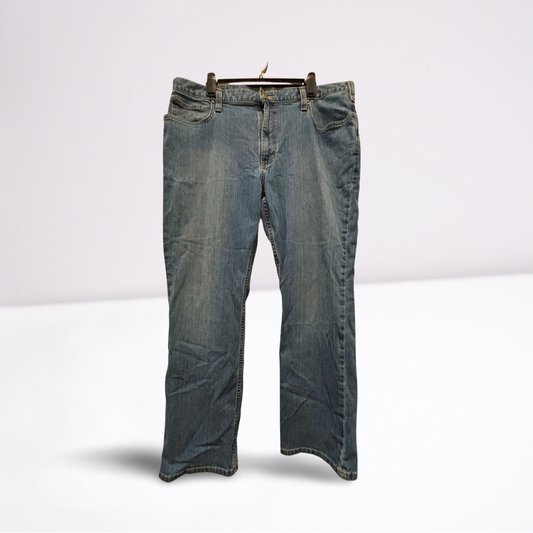 Carhartt Mens Jeans Medium Wash Relaxed Fit - Blue - 40x32 - Like New