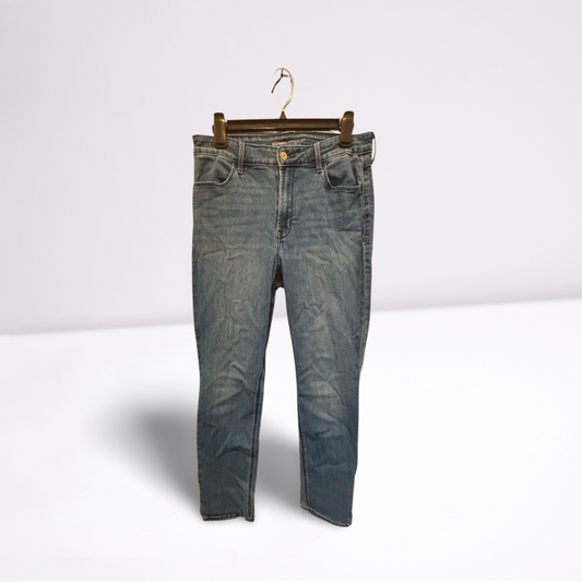Old Navy Womens Jeans Medium Wash Straight - Blue - 12 - Very Good