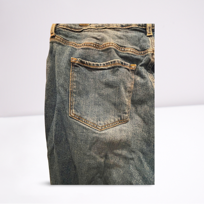 Old Navy Womens Jeans Flare Secret Smoth Extra High-Rise - Blue - 16 - Very Good