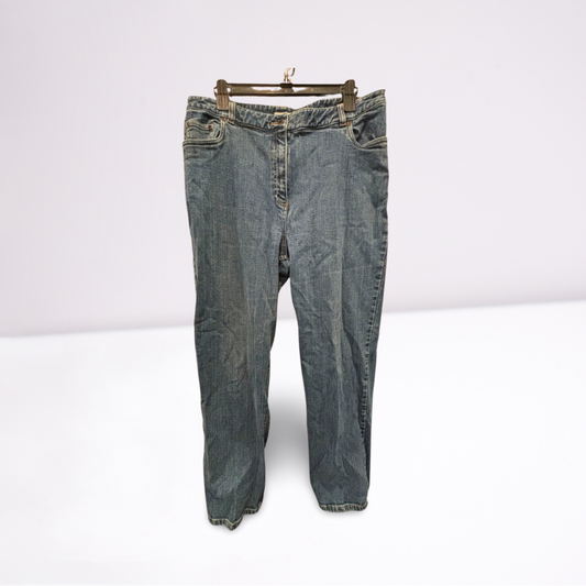 Charter Club Womens Jeans Full Length Laura Fit - Blue - 14 - Very Good
