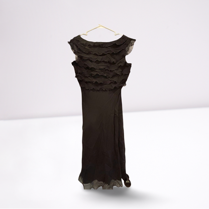 Maggy London Womens Dress Sleeveless Fitted - Black - 16 - Like New