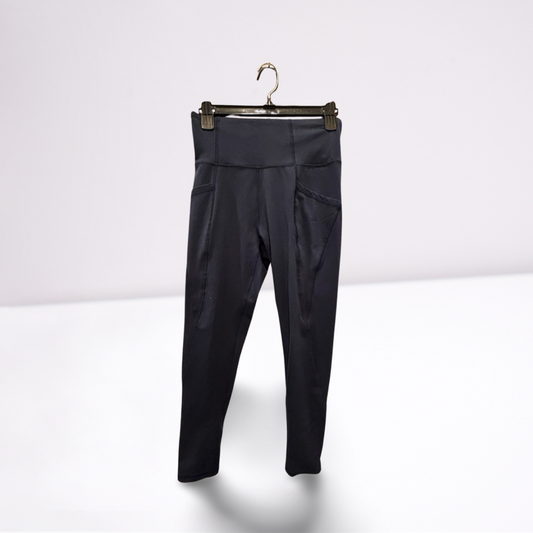 FREELY Womens Leggings Pockets - Blue - Large - Like New