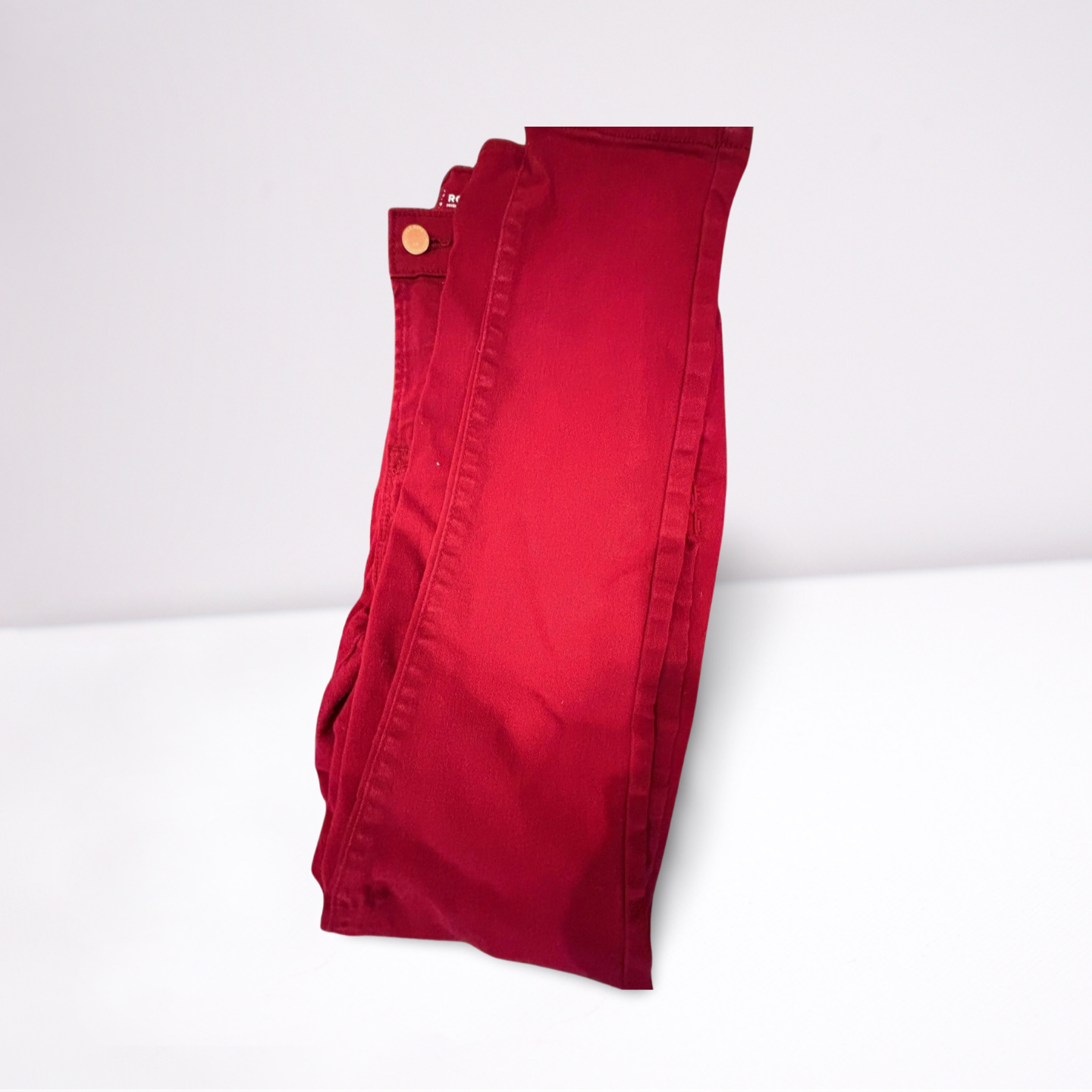 Old Navy Womens Jeans Rockstar Mid-Rise Regular - Red - 10R - Like New