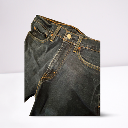 Levi Strauss Mens Jeans 610 Dark Wash - Blue - 34x32 - Very Good