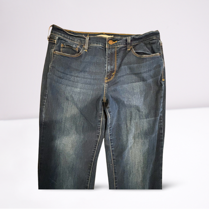 Levi Strauss Womens Jeans 505 Dark Wash Straight - Blue - 12 - Very Good