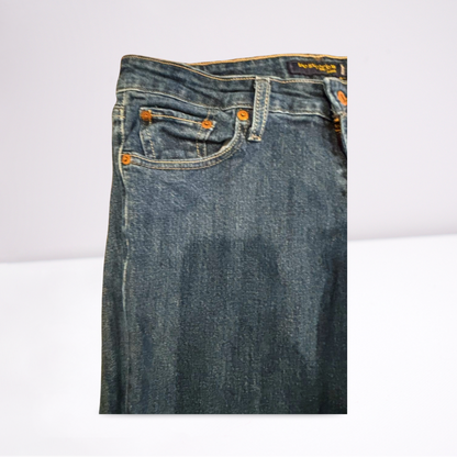 Old Navy Womens Jeans Too Superlow Long - Blue - 9 - Very Good