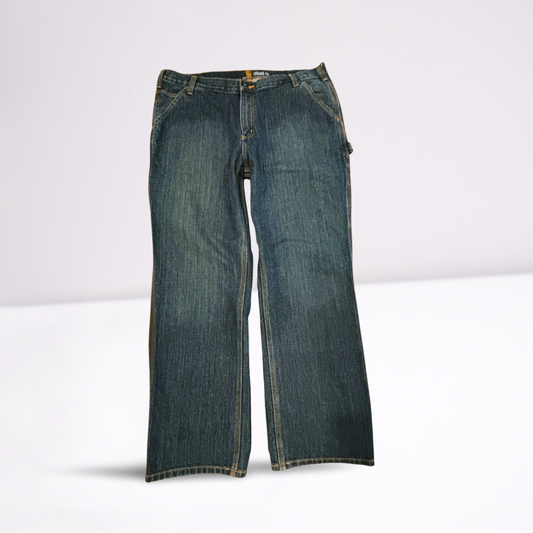 Carhartt Mens Jeans Carpenter Relaxed - Blue - 40x30 - Like New