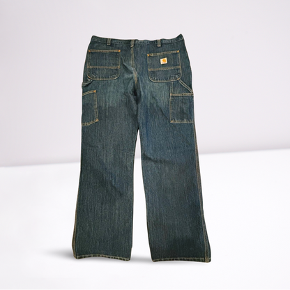 Carhartt Mens Jeans Carpenter Relaxed - Blue - 40x30 - Like New