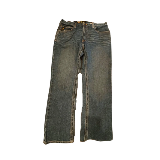 Ariat Mens Jeans Rebar M5 Casual Straight - Blue - 38x32 - Like New
