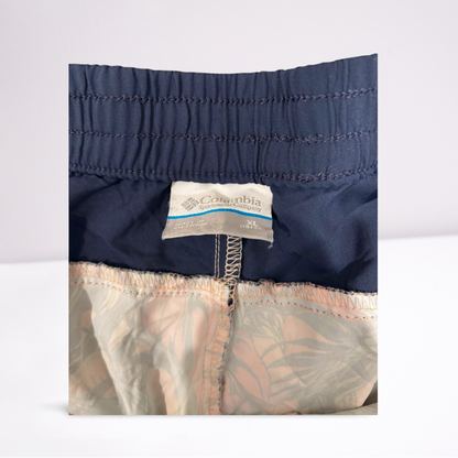 Columbia Womens Shorts Active Running Athletic Floral - Multi-color - XL - Very good