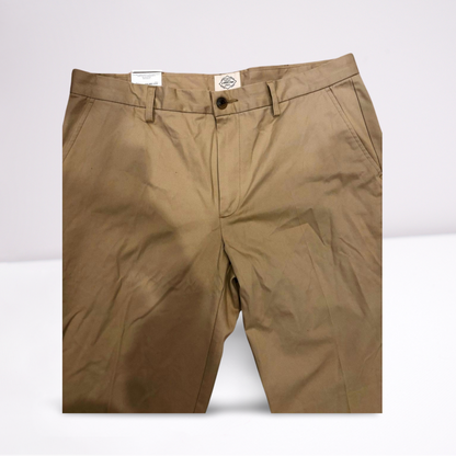 St. Johns Bay Mens Pants Casual Khaki Pants - Beige - 38x30 - New