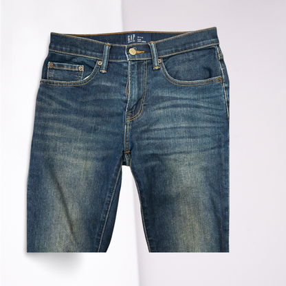 GAP Womens Jeans Slim Skinny - Blue - 8 - Very Good