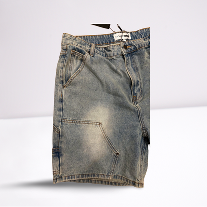 Fashion Nova Womens Denim Shorts Light Washed - blue - 15 - Like New