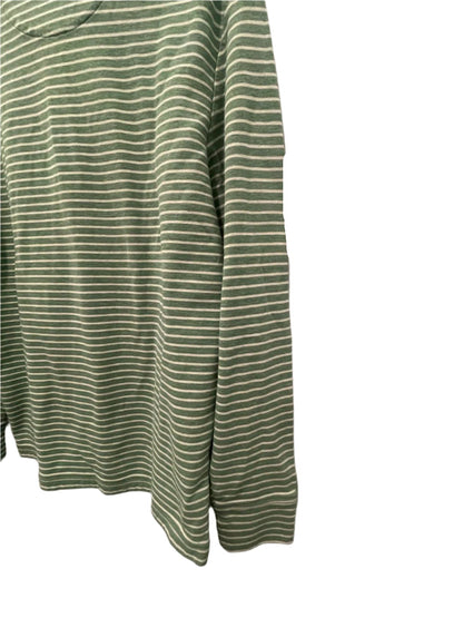 Vineyard Vines Mens Pullover Performance Striped Quarter-Zip - Green - Medium - Very Good