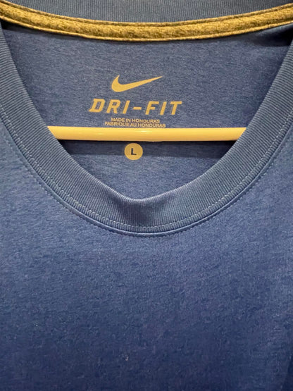 Nike Mens Active T-Shirt Dri-Fit Legend - Royal Blue - Large - Very Good