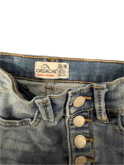 Jordache Youth Girls Jeans Stretch Super Skinny - Blue - 6 - Good