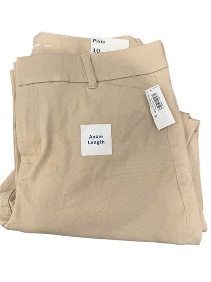 Old Navy Womens Khaki Pants Pixie Ankle Ankle - Khaki - 0 - New