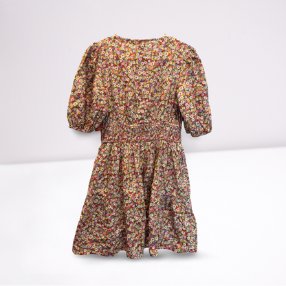 GAP Womens Dress Knee Length Floral - Multi-Color - Small - Like New