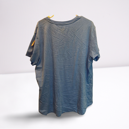 Reebok Mens T-Shirt Active Graphic - Light Blue - XXL - Like New