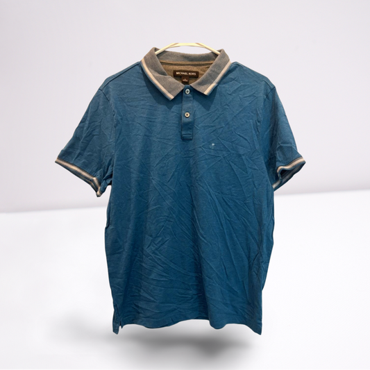 Michael Kors Womens Polo Casual Preppy - Blue - Large - Very good