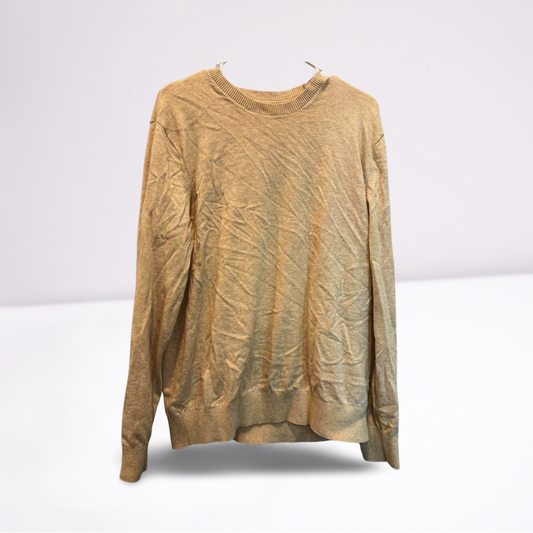 GAP Mens Sweater Solid - Beige - Large - Very good