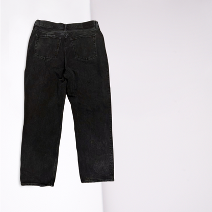 Abercrombie & Fitch Womens Jeans Dad High Rise - Black - 14 - Very Good