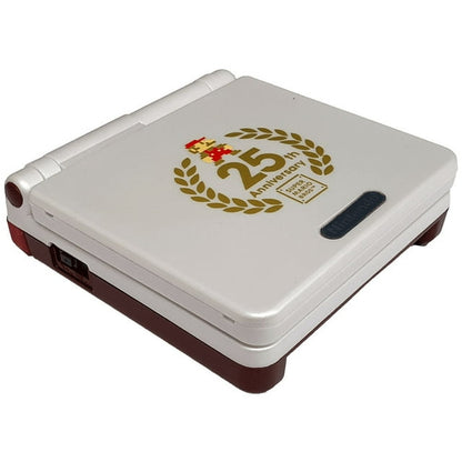 Nintendo Game Boy Advance SP Console - WhiteRed - Super Mario 25th Anniversary Edition - Custom Built