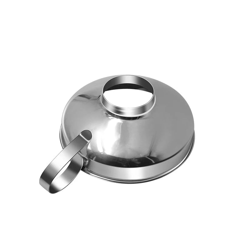 Stainless Steel Wide Mouth Canning Funnel Set of 2 - Multi-Use & Mess-Free