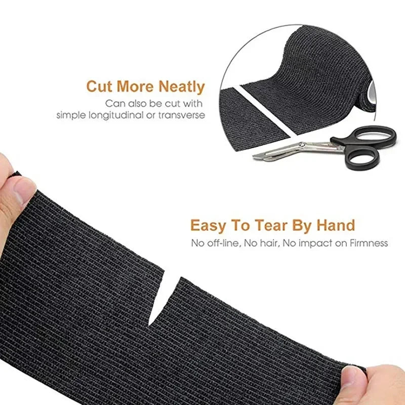 2" x 5yd Self Adherent Elastic Bandage Wrap - 24 Pack - Cohesive Wrap for Wounds, Cuts, Splinting, Taping & More - Multiple Colors Available - New
