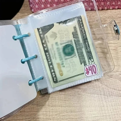 1000 Savings Challenge Binder - Money Saving Binder Book for Flexible Budgeting & Reusable Savings Challenges - Blue - New